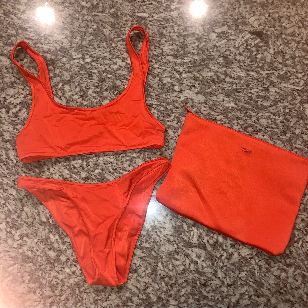 Triangl Gia bikini with pouch (XL top, L bottom)